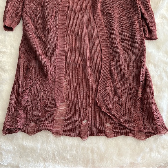 Distressed Sweater/Cardigan - Picture 2 of 2